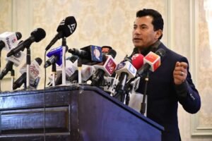أشرف صبحي يشهد مؤتمر  الإعلان عن النسخة الثانية من “بزنس يا شباب”