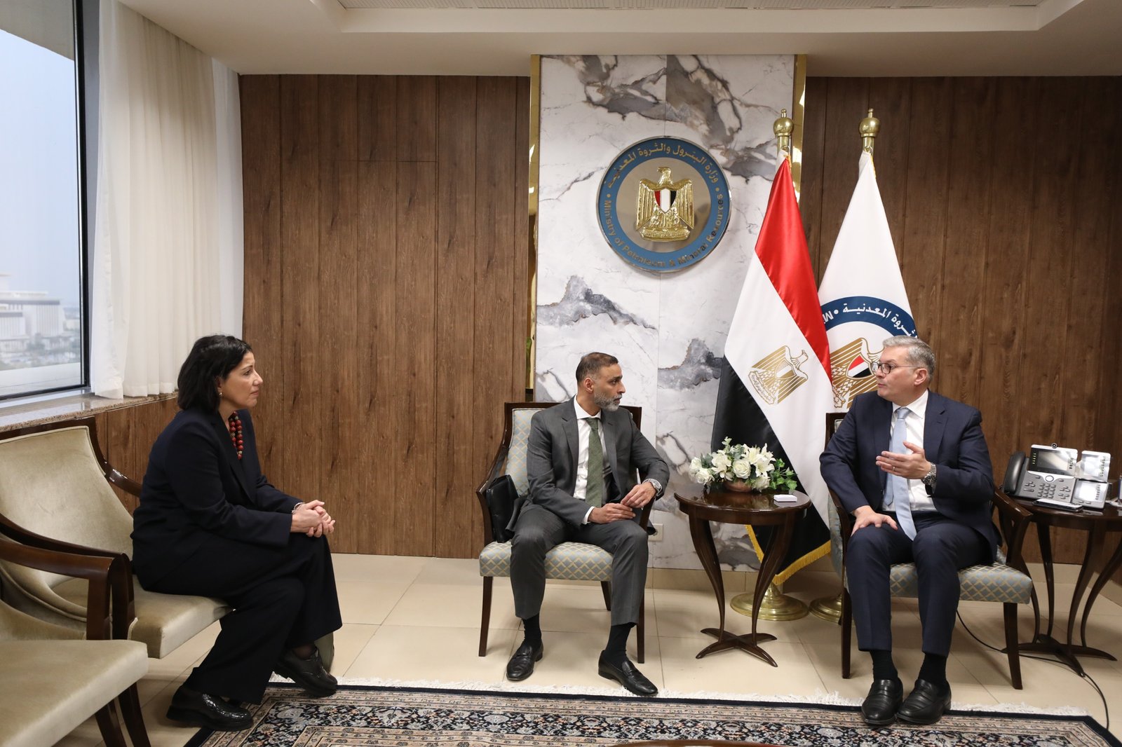 وزير البترول يستقبل رئيس شركة أركيوس