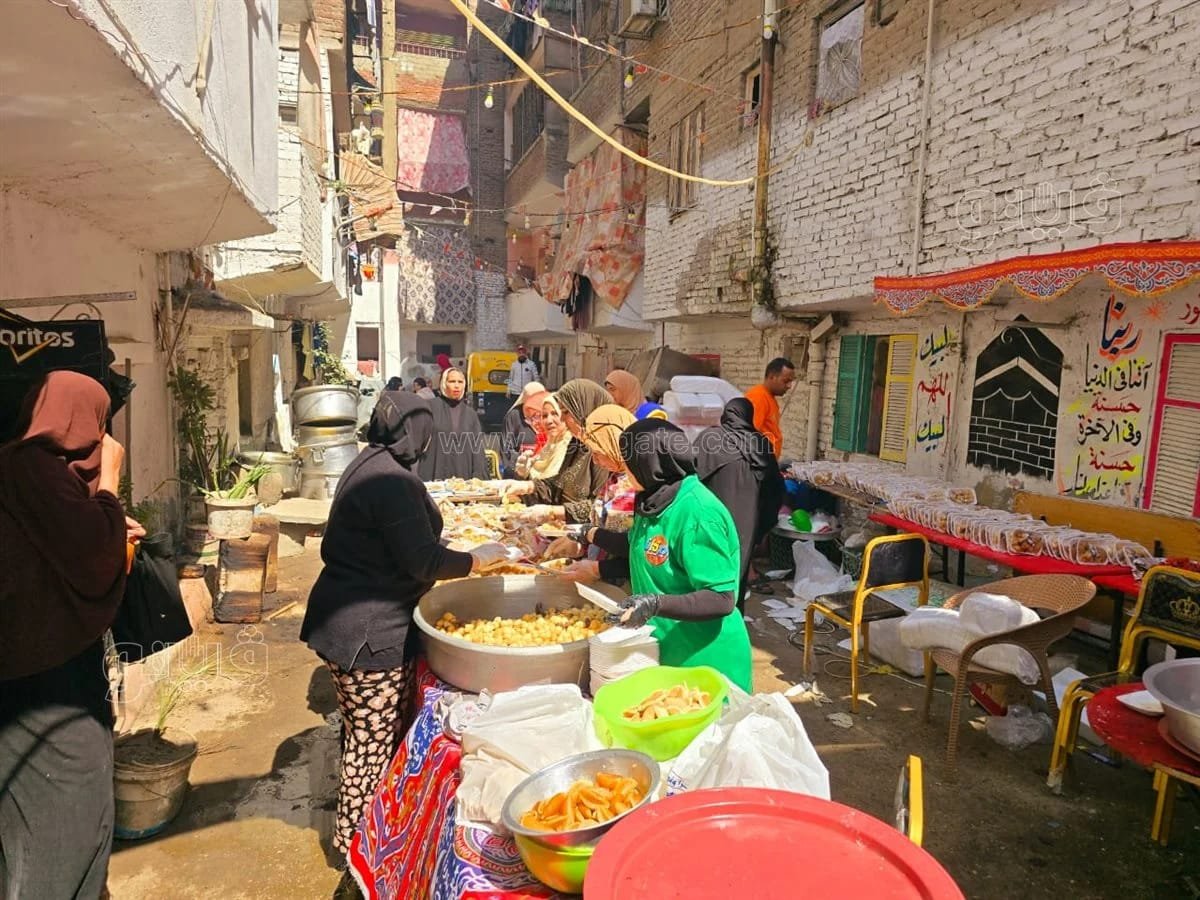 استعدادات إفطار المطرية