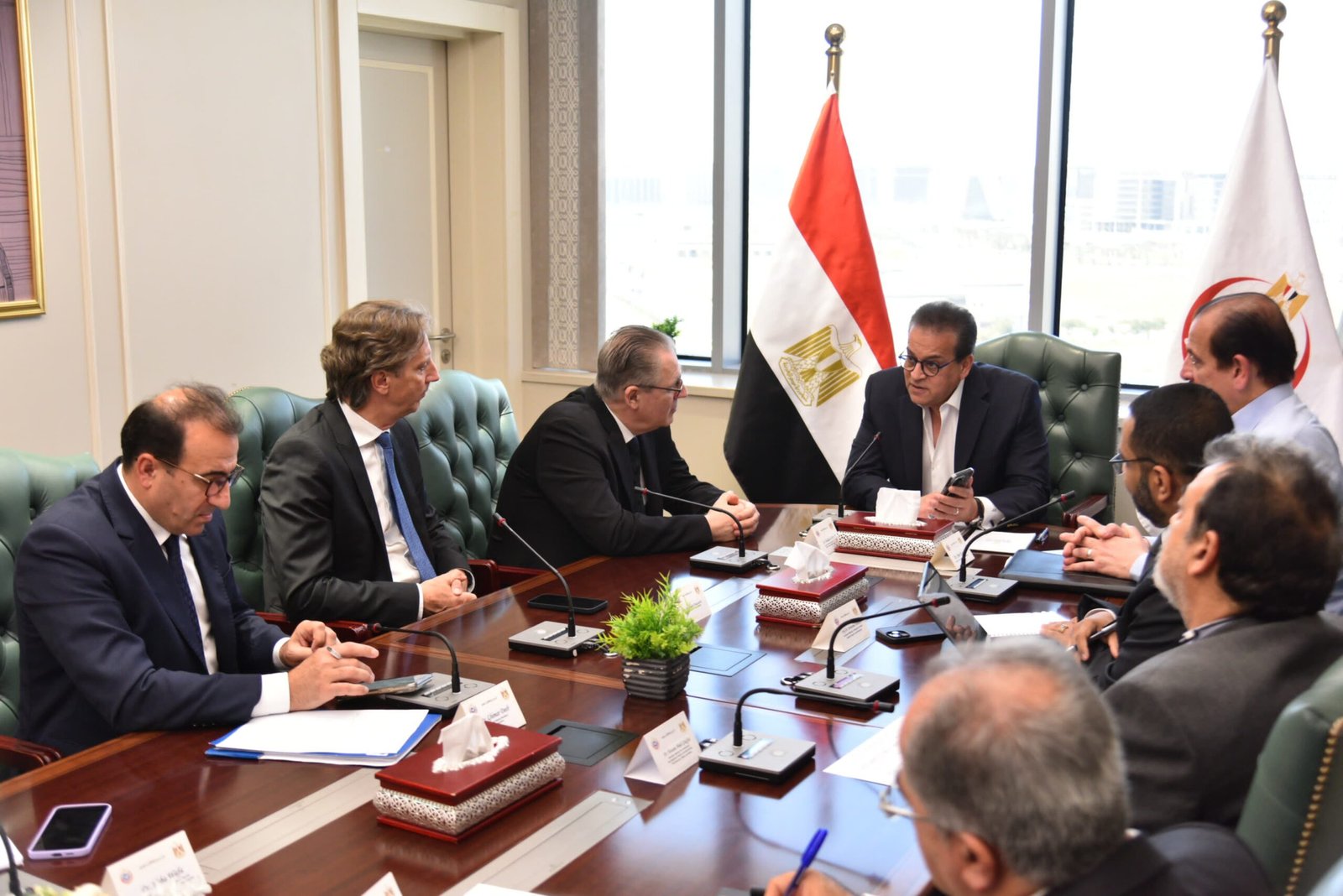 وزير الصحة يستقبل مساعد الأمين العام للأمم المتحدة لبحث مستجدات التعاون