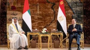 السيد الرئيس يقيم مأدبة لسمو الشيخ محمد بن زايد توطيد لعلاقة الإخوة والمحبة