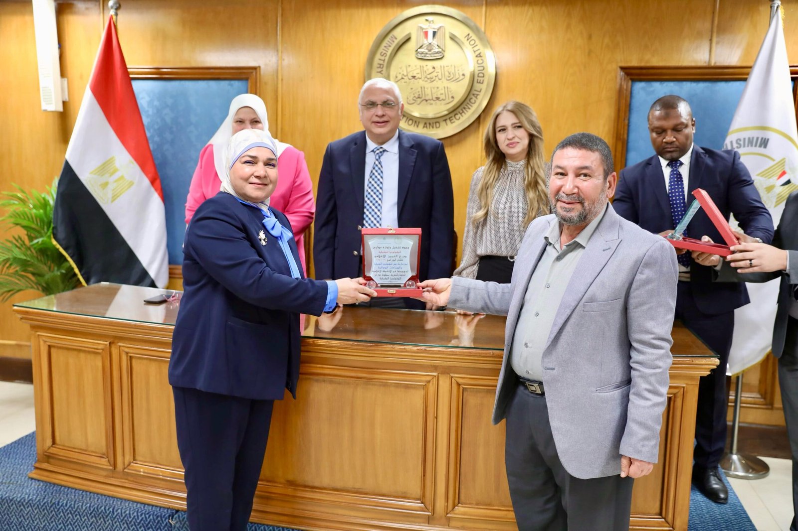 تكريم الطلاب المتميزين بمدارس التكنولوجيا التطبيقية لعام ٢٠٢٤/ ٢٠٢٥