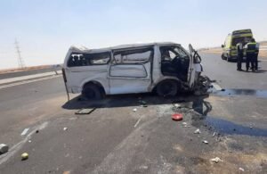 مصرع 3 أشخاص وإصابة 9 في حادث مروع بطريق إدكو بالبحيرة