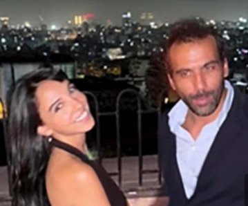 سلمى أبو ضيف تحتفل بعيد ميلاد زوجها 