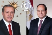 الرئيس عبد الفتاح السيسي يتلقى اتصالاً من الرئيس التركي