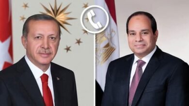 الرئيس عبد الفتاح السيسي يتلقى اتصالاً من الرئيس التركي