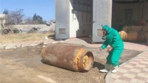 حادث تسرب غاز في وحدة مياه نجع بقلويس