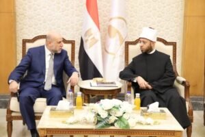 وزير الأوقاف يستقبل قاضي قضاة فلسطين ووزير الأوقاف الفلسطيني 