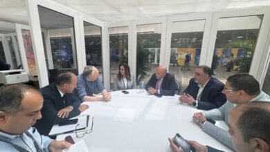 وزيرة التنمية المحلية تبحث مع رئيس شركة (إزري) مجالات التعاون المشترك