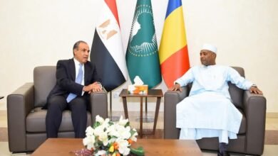 وزير الخارجية يتوقف في العاصمة نجامينا ويلتقي بوزير خارجية التشاد