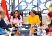 وزيرة التنمية المحلية تجتمع بالرئيس التنفيذي لجهاز تنظيم وإدارة المخلفات 