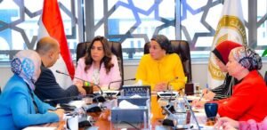 وزيرة التنمية المحلية تجتمع بالرئيس التنفيذي لجهاز تنظيم وإدارة المخلفات