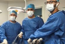  إجراء عملية "ويبل" بالمنظار لسيدة مسنة مجمع الإسماعيلية الطب