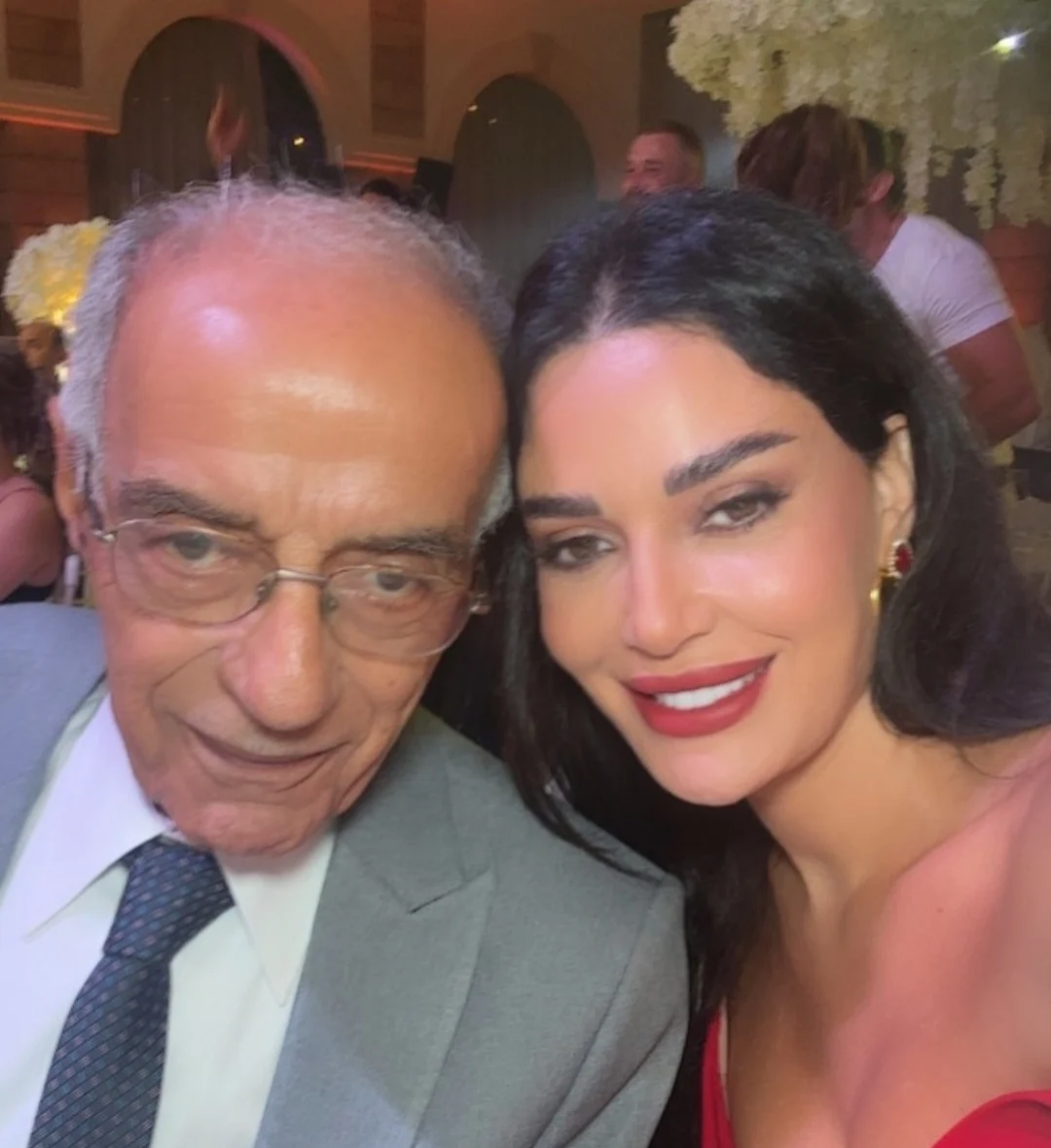 سيرين عبد النور ووالدها