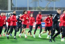 تدريبات الأهلي