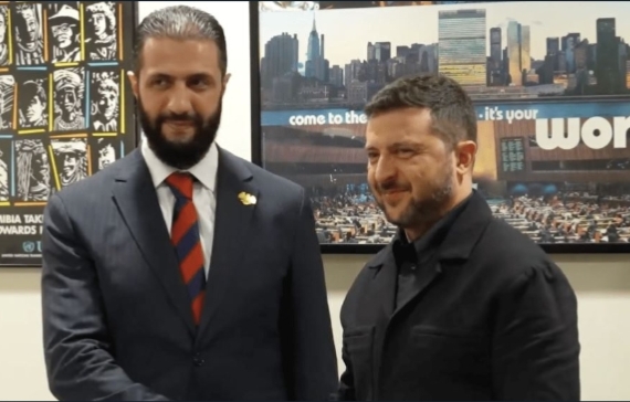 زيلينسكي والشرع