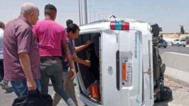 حادث ميكروباص