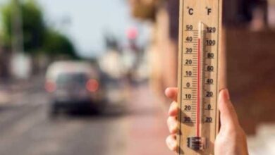 درجات الحرارة