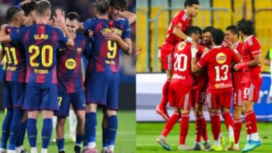 الأهلي وبرشلونة